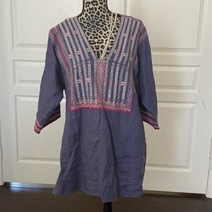 CABi linen tunic top